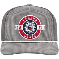 Men's Colosseum  Gray Fresno State Bulldogs Where's My Hat Podium Adjustable Trucker Hat