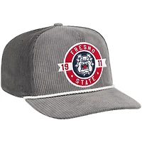 Men's Colosseum  Gray Fresno State Bulldogs Where's My Hat Podium Adjustable Trucker Hat