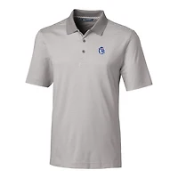 Polo extensible à rayures ton sur Forge pour homme, gris Cutter & Buck, Fresno State Bulldogs, grandes tailles
