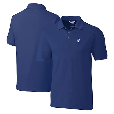 Men's Cutter & Buck Royal Fresno State Bulldogs Advantage Tri-Blend DryTec Pique Polo