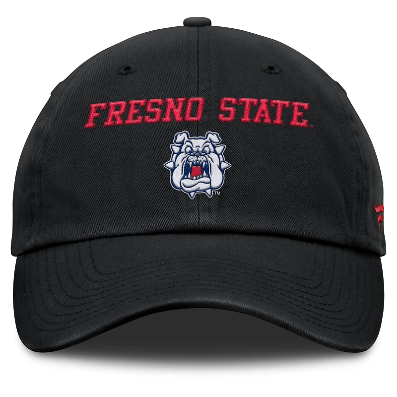 Casquette ajustable Myth noire pour homme des Bulldogs de Fresno State