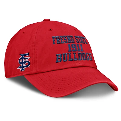 Casquette ajustable Archer rouge des Fresno State Bulldogs pour homme