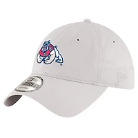 Casquette réglable New Era Stone Fresno State Bulldogs Four Paw Dog 9TWENTY pour hommes