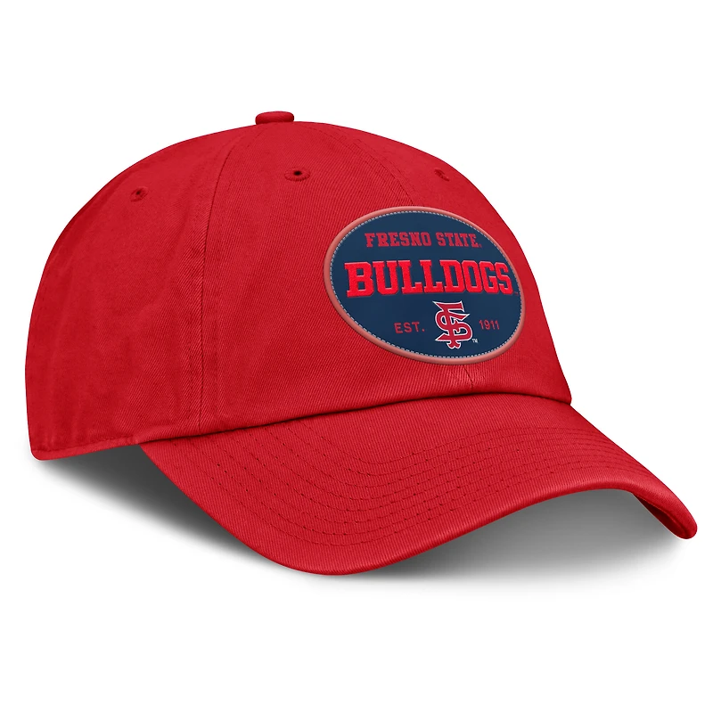 Casquette ajustable rouge Candid des Bulldogs de Fresno State pour femmes Fanatics