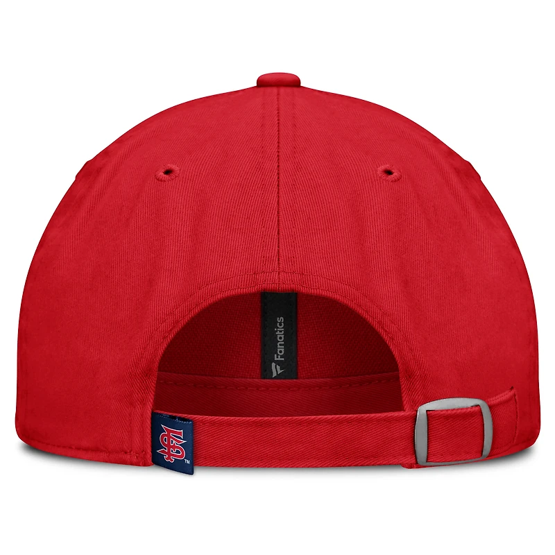 Casquette ajustable rouge Candid des Bulldogs de Fresno State pour femmes Fanatics