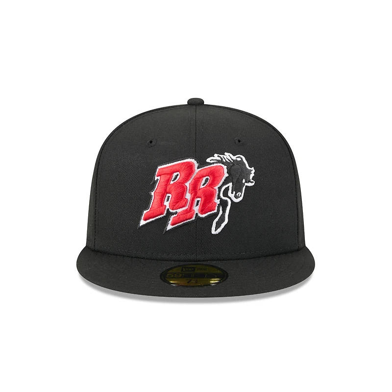 Casquette ajustée 59FIFTY noire New Era pour homme, thème Frisco RoughRiders