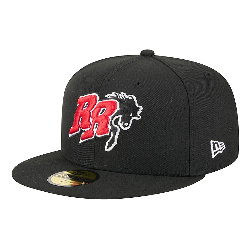 Casquette ajustée 59FIFTY noire New Era pour homme, thème Frisco RoughRiders