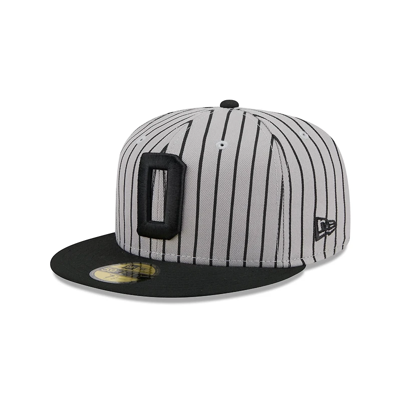 Casquette ajustée 59FIFTY pour homme New Era grise Frisco RoughRiders Theme Nights