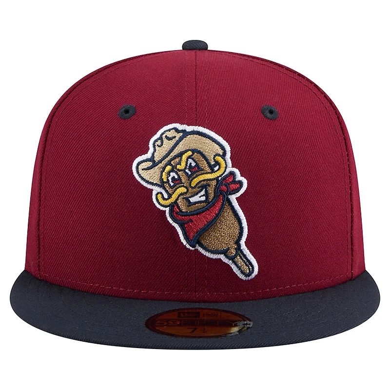 Men's New Era  Navy Frisco RoughRiders Theme Nights 59FIFTY Fitted Hat