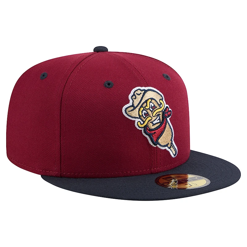 Men's New Era  Navy Frisco RoughRiders Theme Nights 59FIFTY Fitted Hat