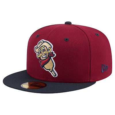 Men's New Era  Navy Frisco RoughRiders Theme Nights 59FIFTY Fitted Hat