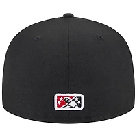 Casquette ajustée New Era Frisco RoughRiders Theme Nights Throwback 59FIFTY noire pour homme