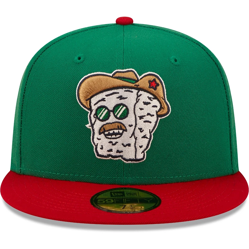 Men's New Era Green/Red Los Quesos Frisco Copa De La Diversion 59FIFTY Fitted Hat