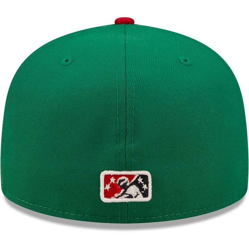 Men's New Era Green/Red Los Quesos Frisco Copa De La Diversion 59FIFTY Fitted Hat