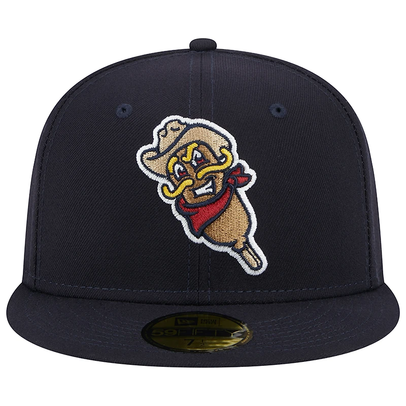Casquette ajustée 59FIFTY Frisco RoughRiders Theme Nights Corny Dogs New Era bleu marine pour homme