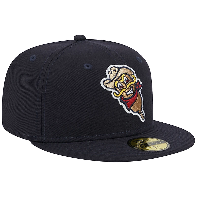 Casquette ajustée 59FIFTY Frisco RoughRiders Theme Nights Corny Dogs New Era bleu marine pour homme
