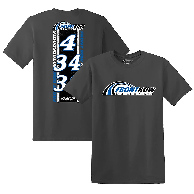 Men's Charcoal Front Row Motorsports Lifestyle T-Shirt