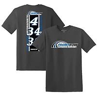 T-shirt style de vie pour homme, couleur charbon, motif Front Row Motorsports