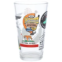 2024 Genesis Invitational 16oz. Verre à pinte dispersé