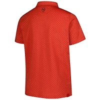 Boy's Youth Puma  Orange Genesis Invitational Micro Floral MATTR Polo