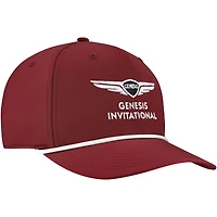 Casquette ajustable Ahead Maroon Genesis Invitational Alto Rope Tech pour homme