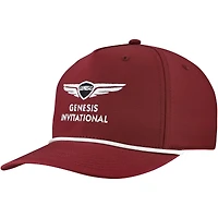 Casquette ajustable Ahead Maroon Genesis Invitational Alto Rope Tech pour homme