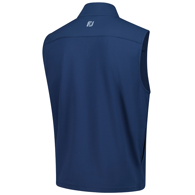 Gilet en tricot ottoman Genesis Invitational denim FootJoy pour homme