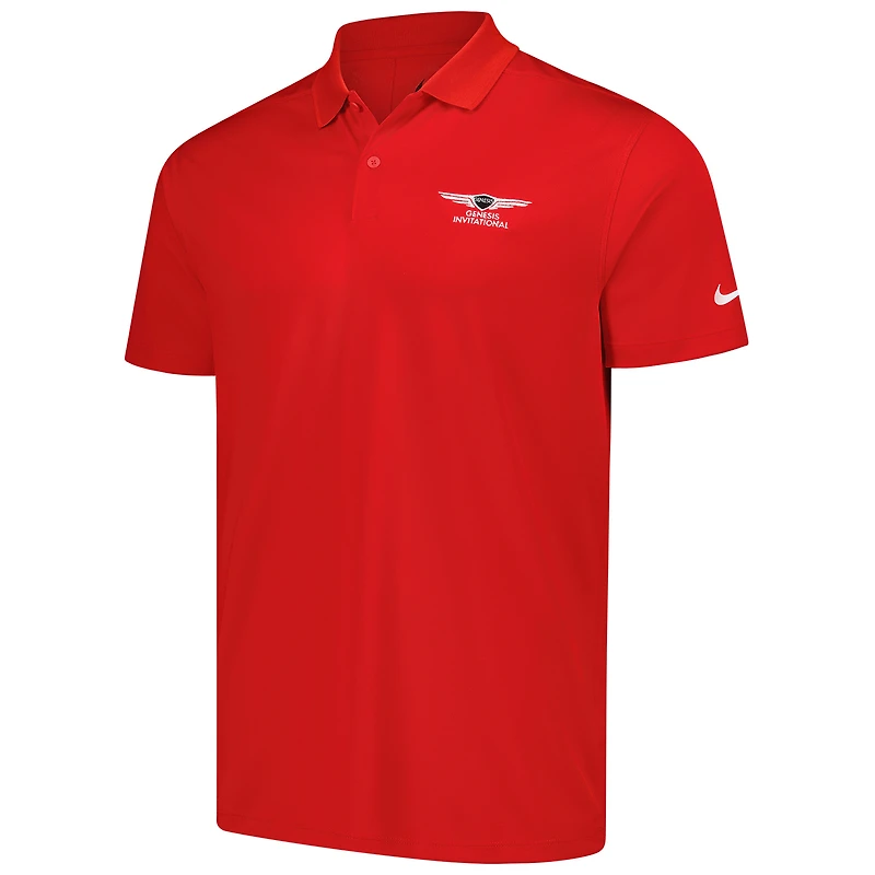 Polo Nike Genesis Invitational Performance Victory Solid rouge pour homme
