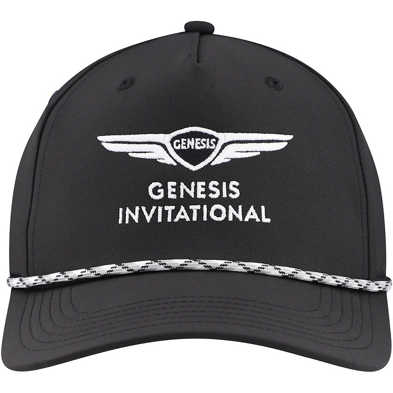 Casquette réglable noire Genesis Invitational Alto Rope Tech pour hommes