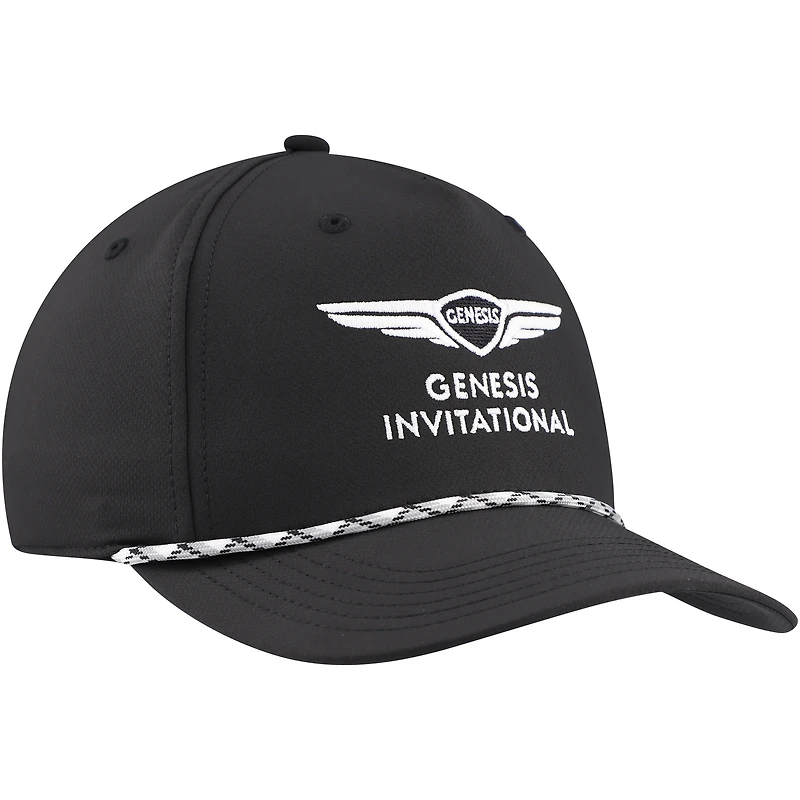 Casquette réglable noire Genesis Invitational Alto Rope Tech pour hommes