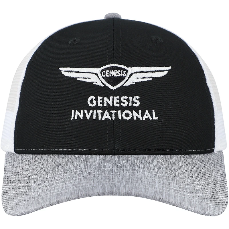 Men's Ahead  Black Genesis Invitational Brant Mesh Adjustable Hat