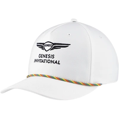 Casquette ajustable Ahead Genesis Invitational Alto Rope Tech pour hommes, blanche
