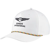 Casquette ajustable Ahead Genesis Invitational Alto Rope Tech pour hommes, blanche