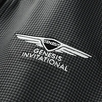 Pull FootJoy Genesis Invitational noir à motif pied-de-poule et fermeture éclair 1/4 pour homme