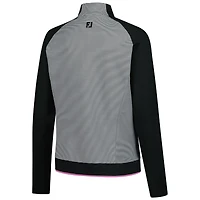Sweat-shirt à glissière quart de tour noir Genesis Invitational FootJoy pour femme