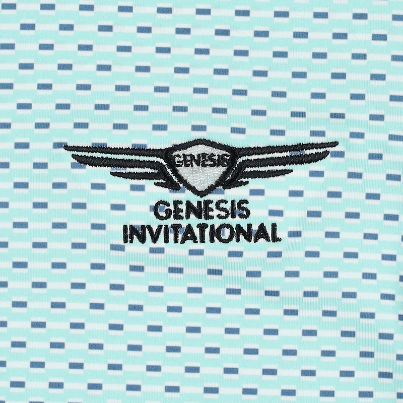 Women's Puma  Light Blue Genesis Invitational Morse MATTR Polo