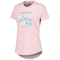 Women's Ahead Pink Genesis Invitational Aurora T-Shirt
