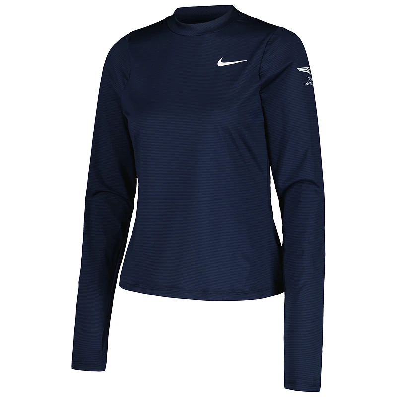 Women's Nike Navy Genesis Invitational Victory UV Long Sleeve Performance T-Shirt
