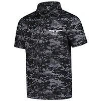 Polo à motif camouflage Cloud Genesis Invitational noir FootJoy pour jeunes