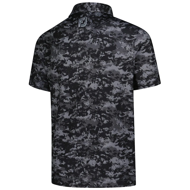 Polo à motif camouflage Cloud Genesis Invitational noir FootJoy pour jeunes
