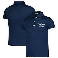 Polo bleu marine Genesis Invitational Speckle ProDry FootJoy pour jeunes
