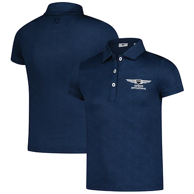 Youth FootJoy  Navy Genesis Invitational Speckle ProDry Polo