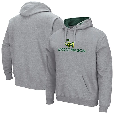 Sweat à capuche gris George Mason Patriots Arch & Logo 3.0 pour homme