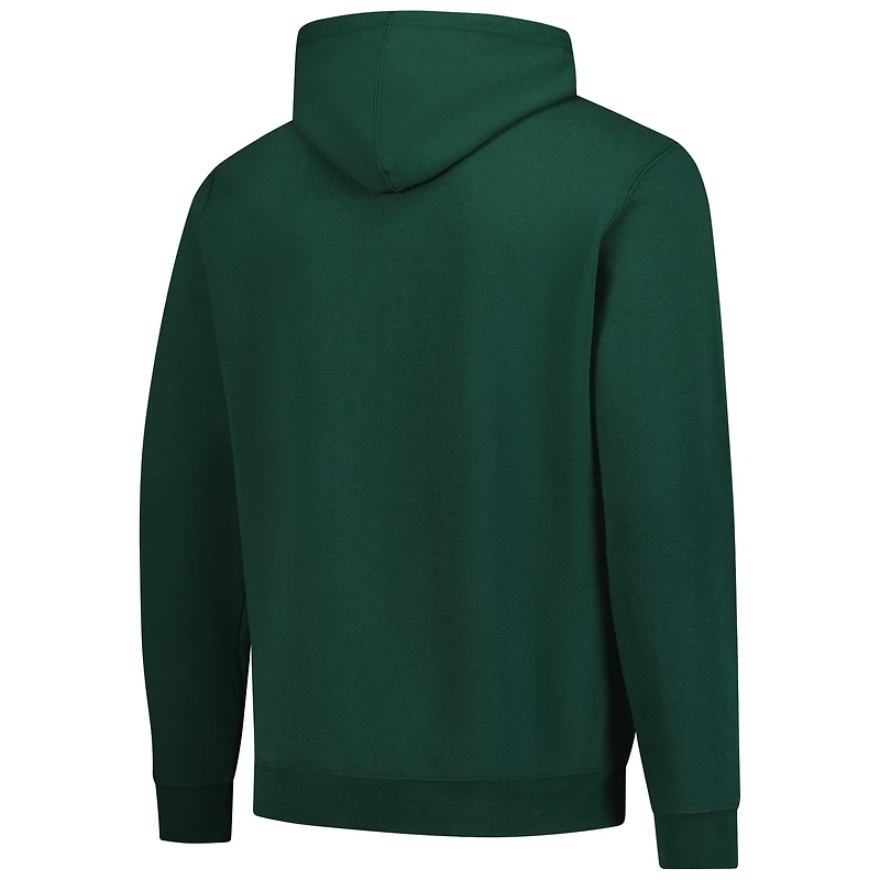 Sweat à capuche George Mason Patriots Arch & Logo 3.0 pour homme, vert Colosseum