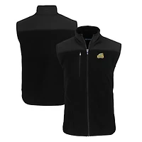 Gilet zippé en polaire Sherpa écologique Cascade pour homme, noir, Cutter & Buck, George Mason Patriots