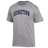 Men's Champion  Heather Gray Georgetown Hoyas Basic Arch T-Shirt
