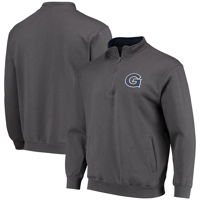 Veste Colosseum Charcoal Georgetown Hoyas Tortugas Logo Quarter-Zip pour homme