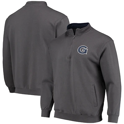 Veste Colosseum Charcoal Georgetown Hoyas Tortugas Logo Quarter-Zip pour homme