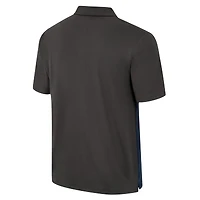 Men's Colosseum Charcoal Georgetown Hoyas Two Yutes Polo