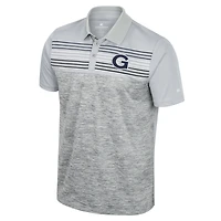 Polo Georgetown Hoyas Cybernetic gris Colosseum pour hommes